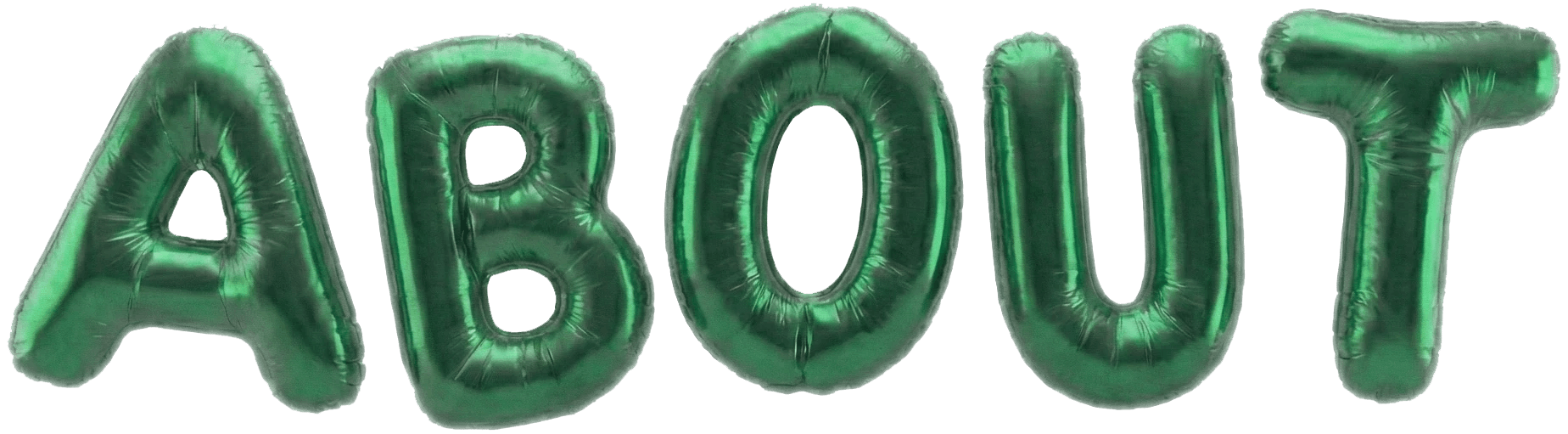 About in Balloon Letters