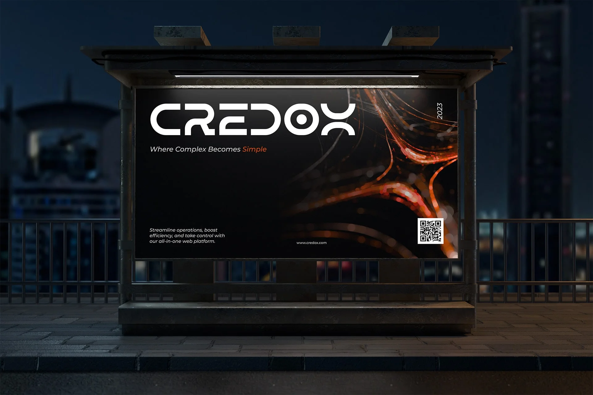 Saas branding and billboard graphic design