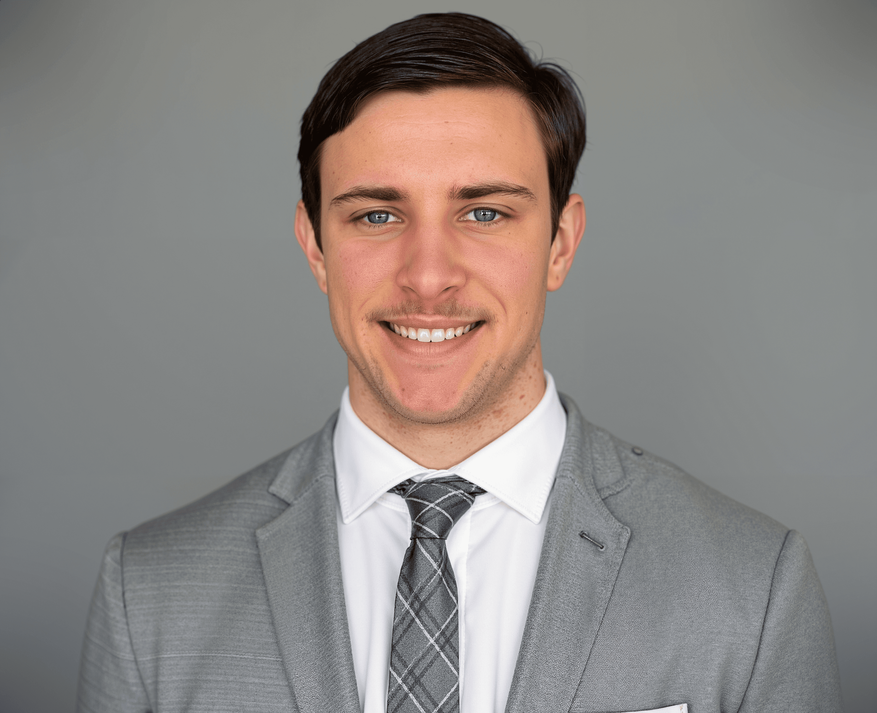 Portrait of portfolio creator – front view