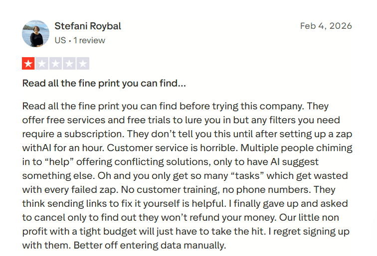 Zapier Challenges on Pricing and task limits
