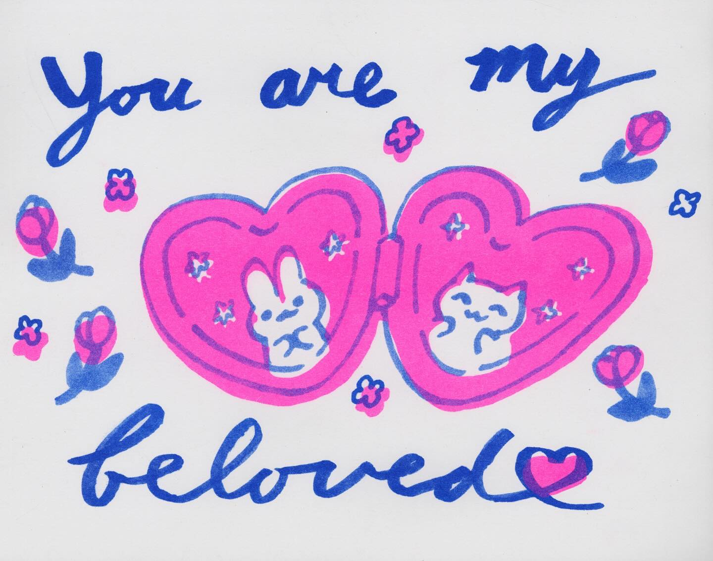 Risograph print artwork