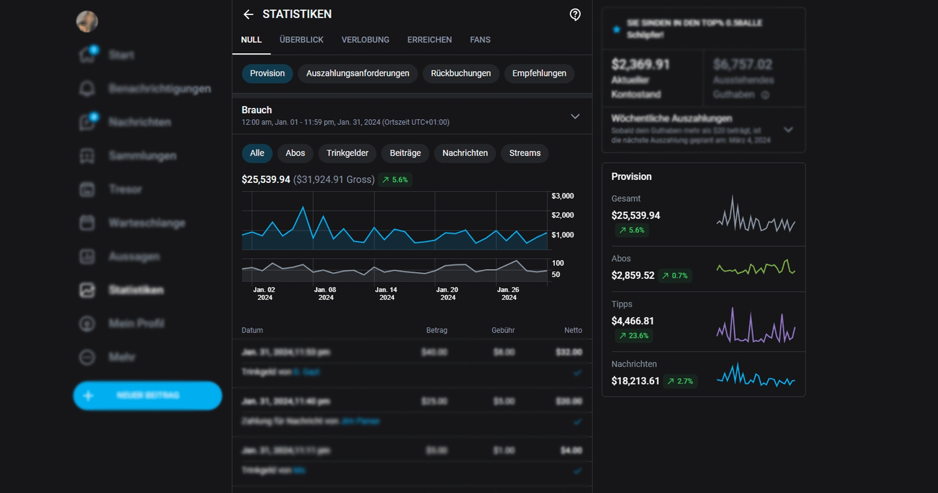 Hero Dashboard