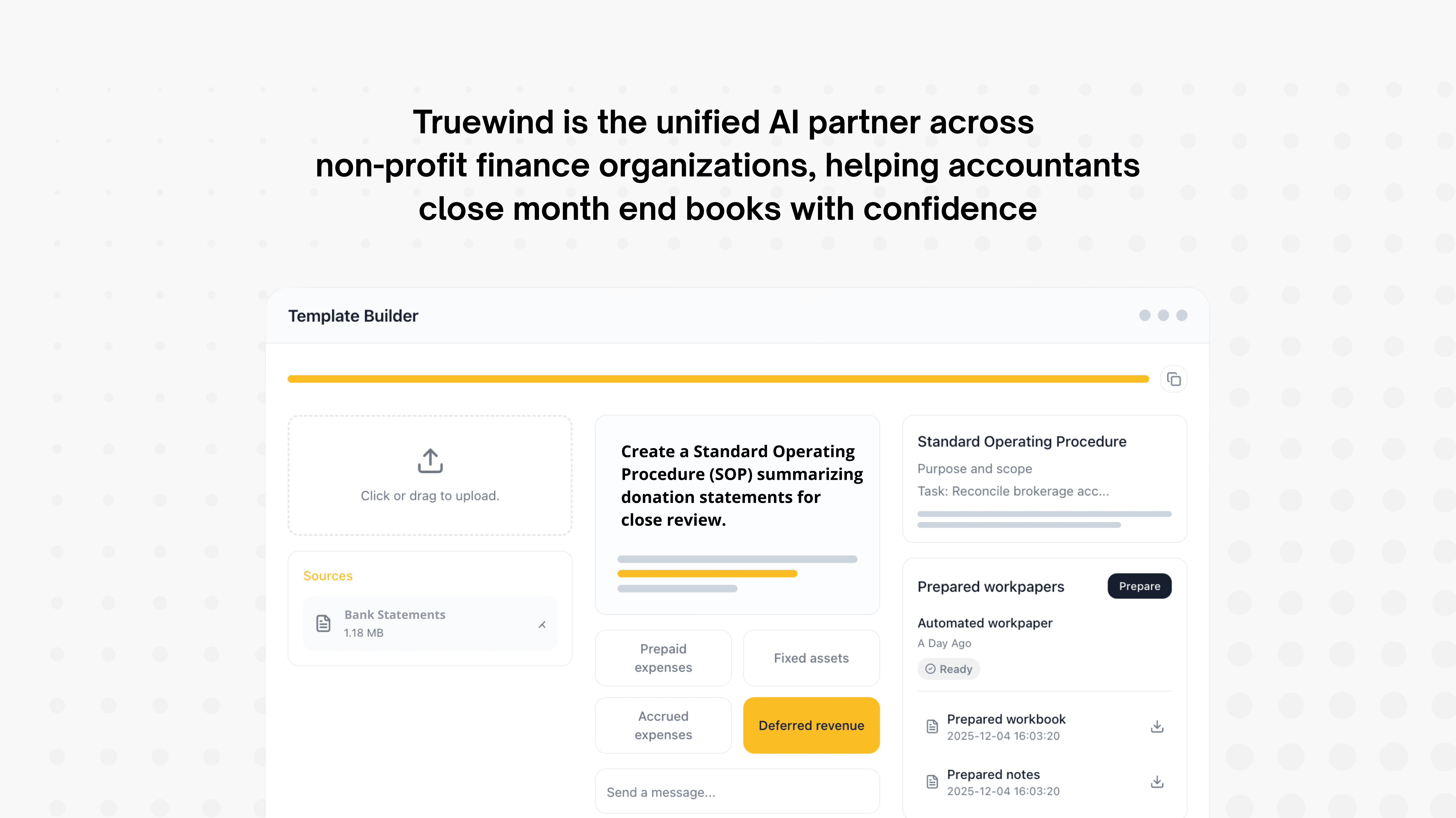 Truewind's Dashboard