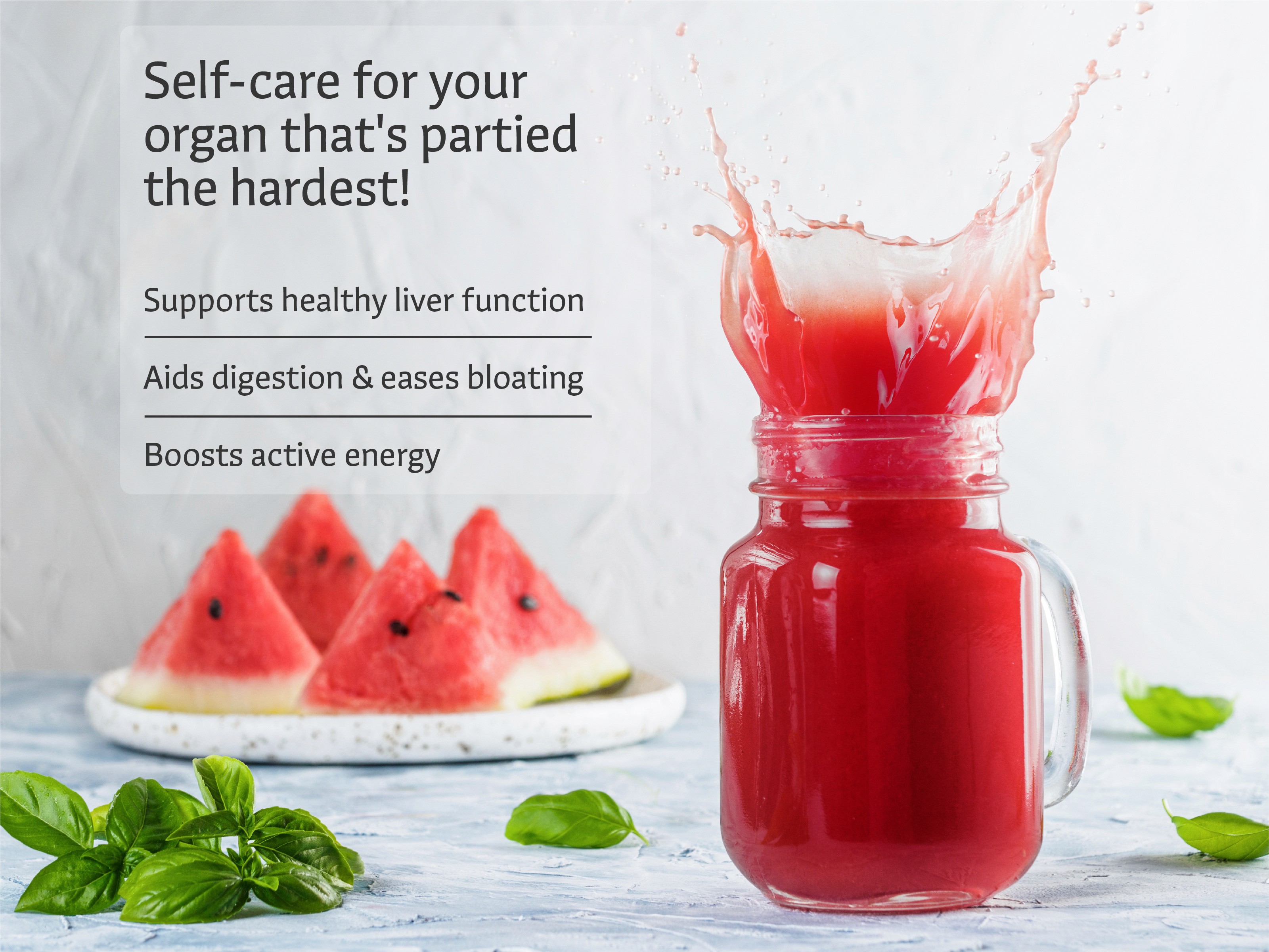 self care for your organ that's partied the hardest!