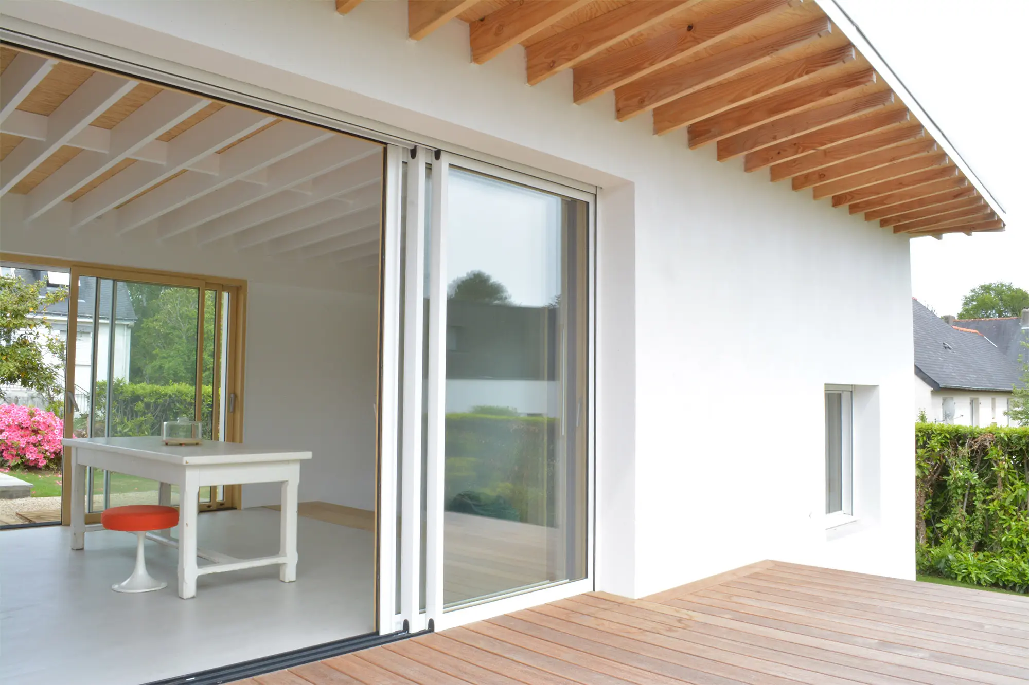 Rénovation et extension - Arradon - terrasse