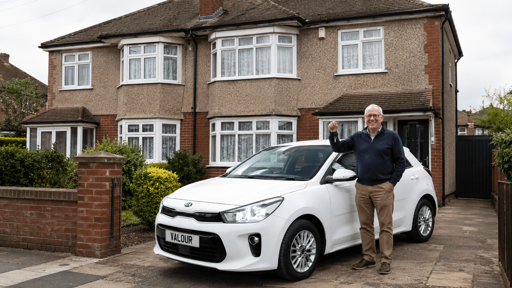 Buying a Kia Rio, happy customer.