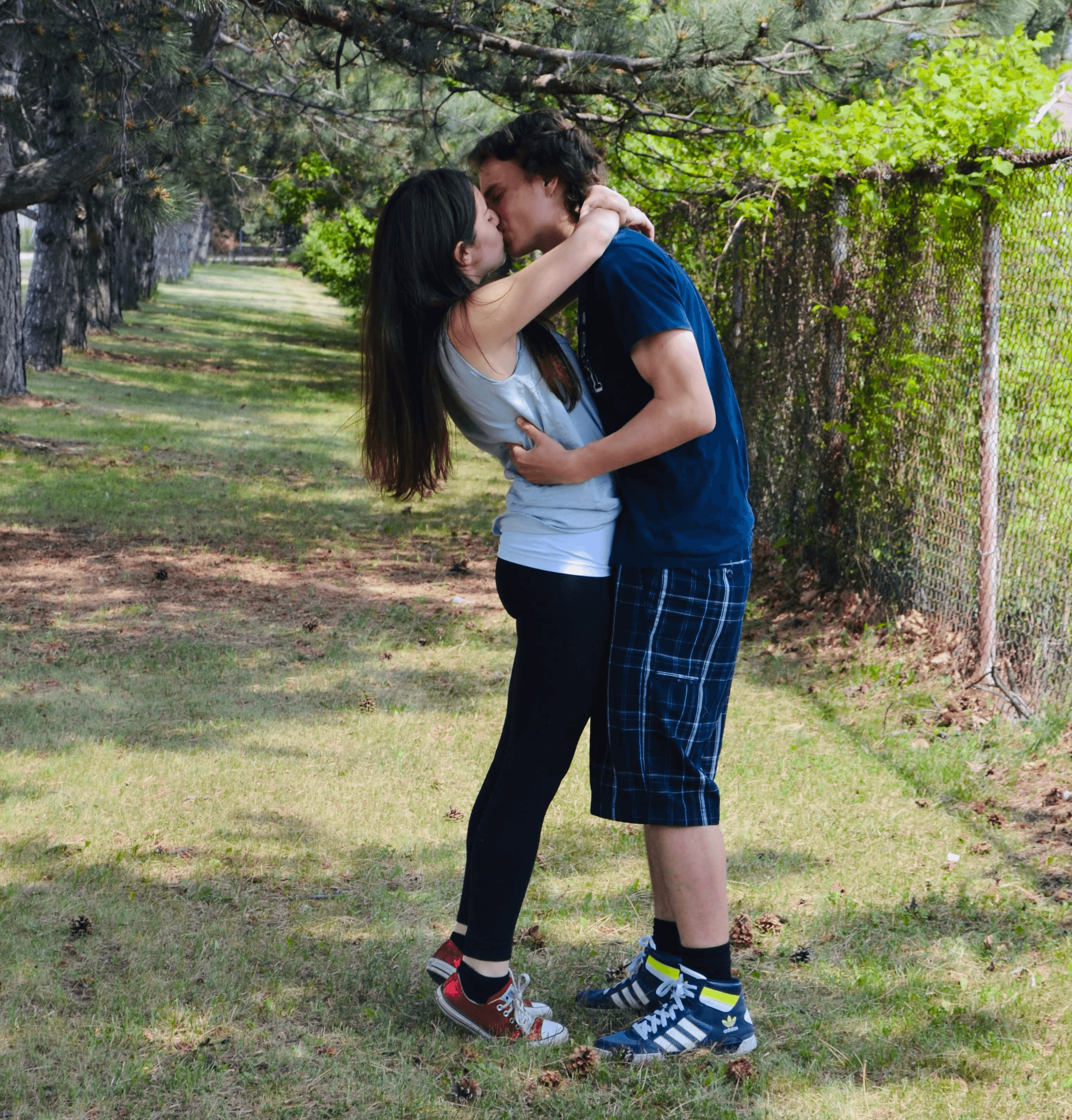 Zoë and Francis at the beginning of their story
