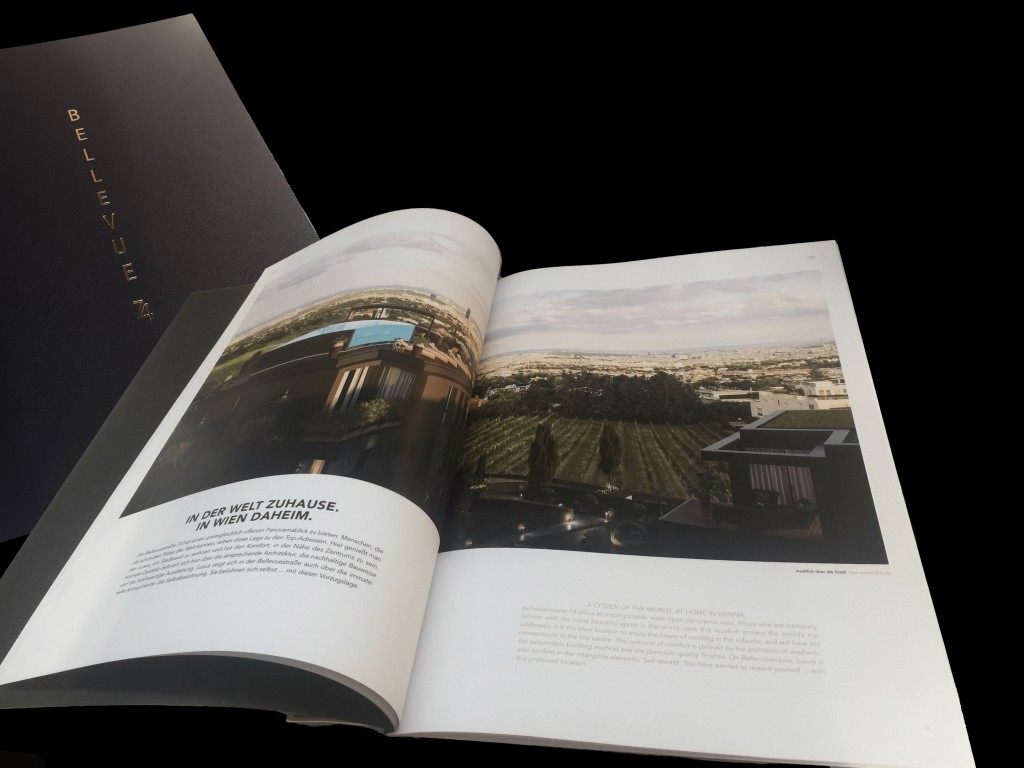 Bellevue74, Branding, Brochure, Homepage