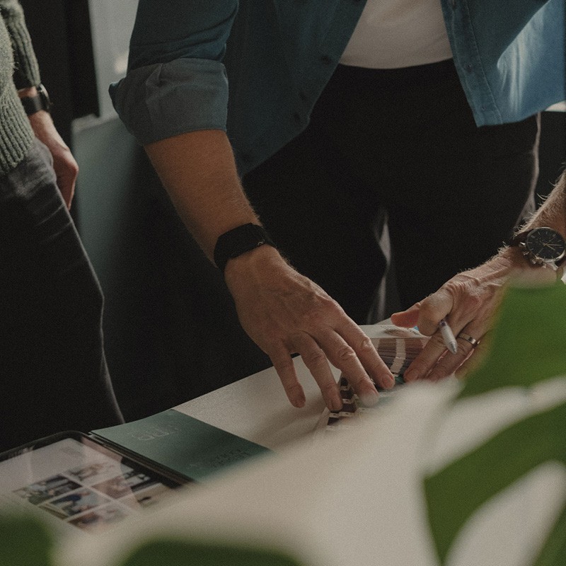 Group of people planning