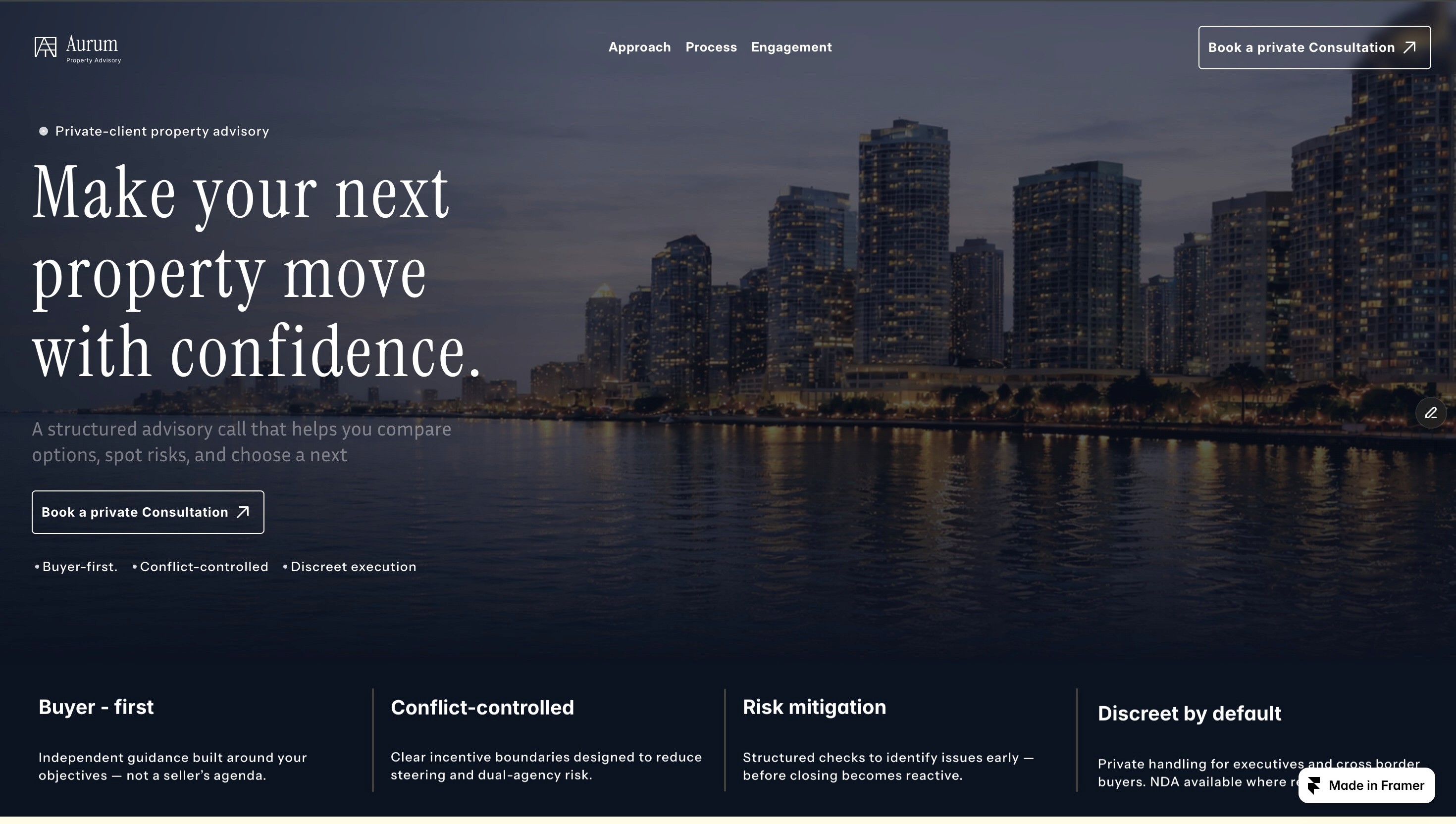 Aurum Property website project preview
