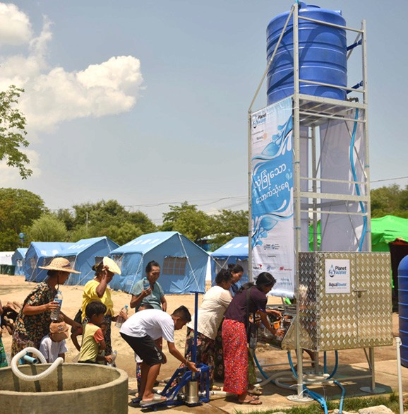 Myanmar earthquake response - safe drinking water support