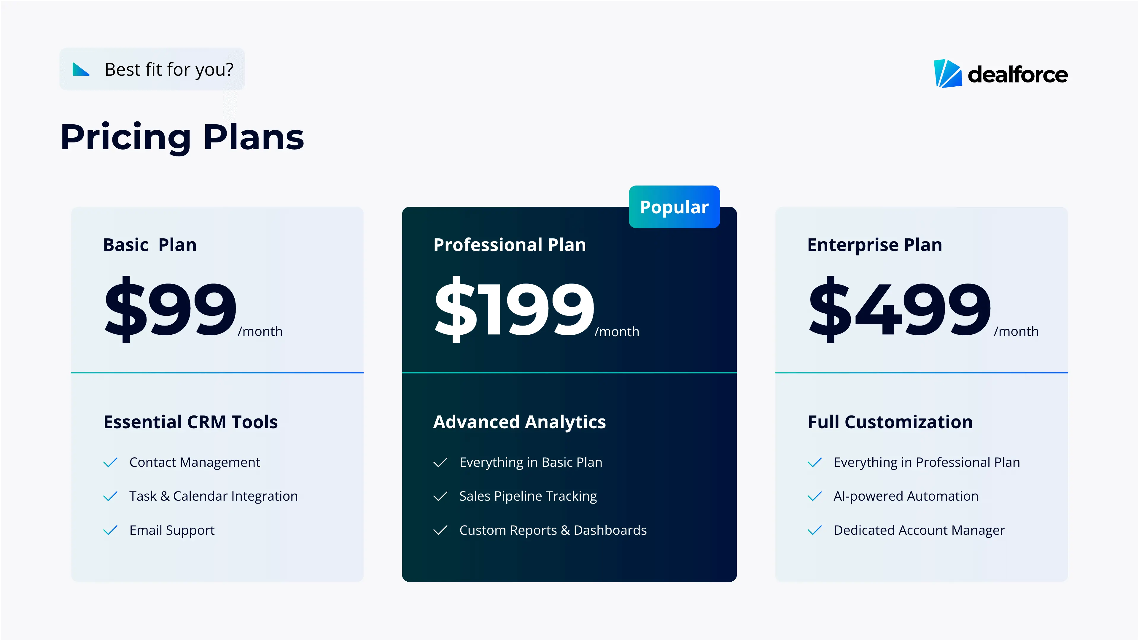 Slide 8: Pricing Plans