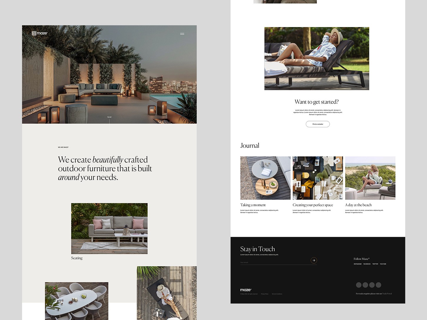 Maze Live Website Build