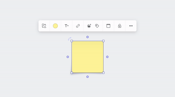 Line creation interactions, including hover state and clicked state