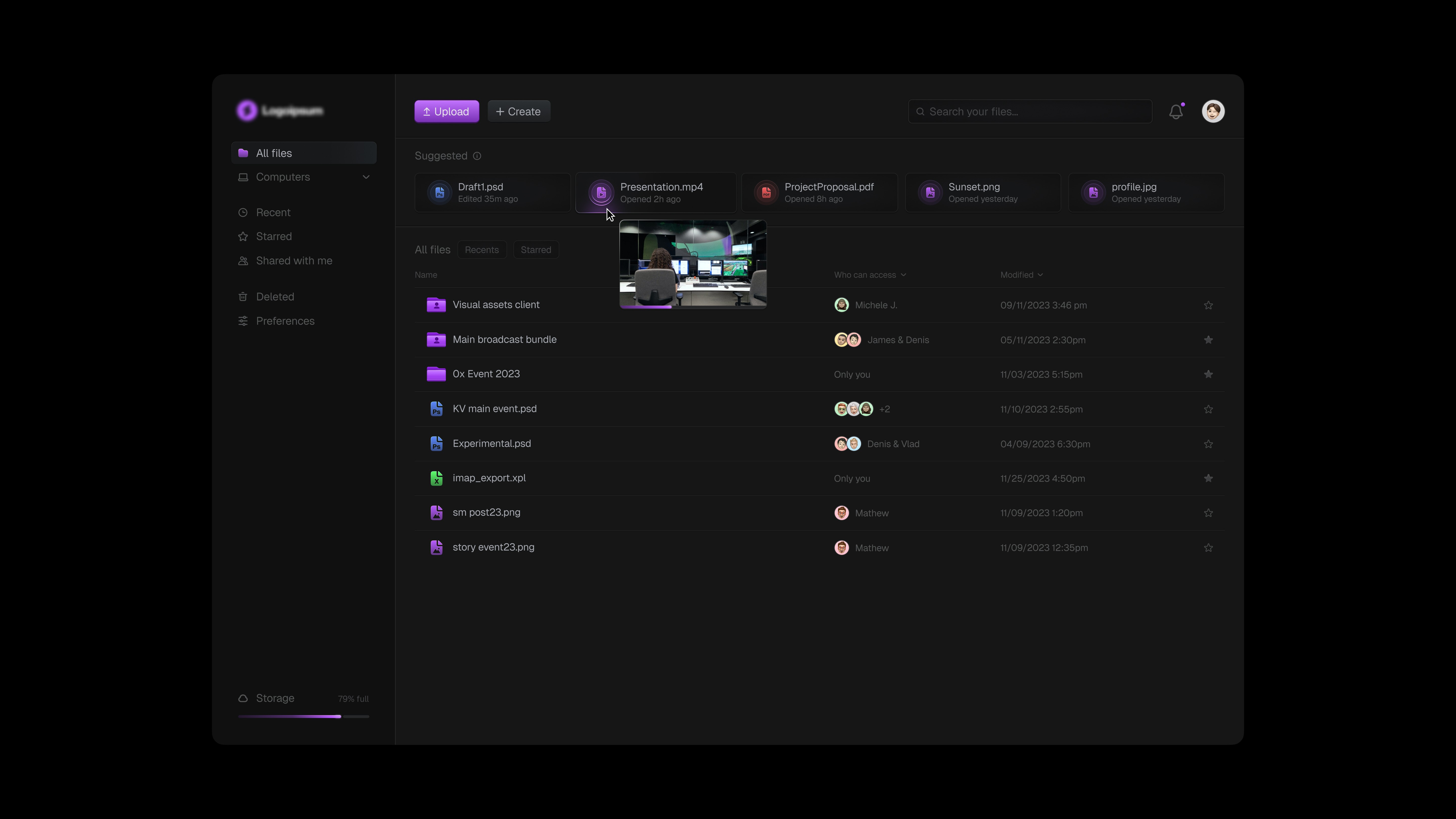 Product Design - Dashboard