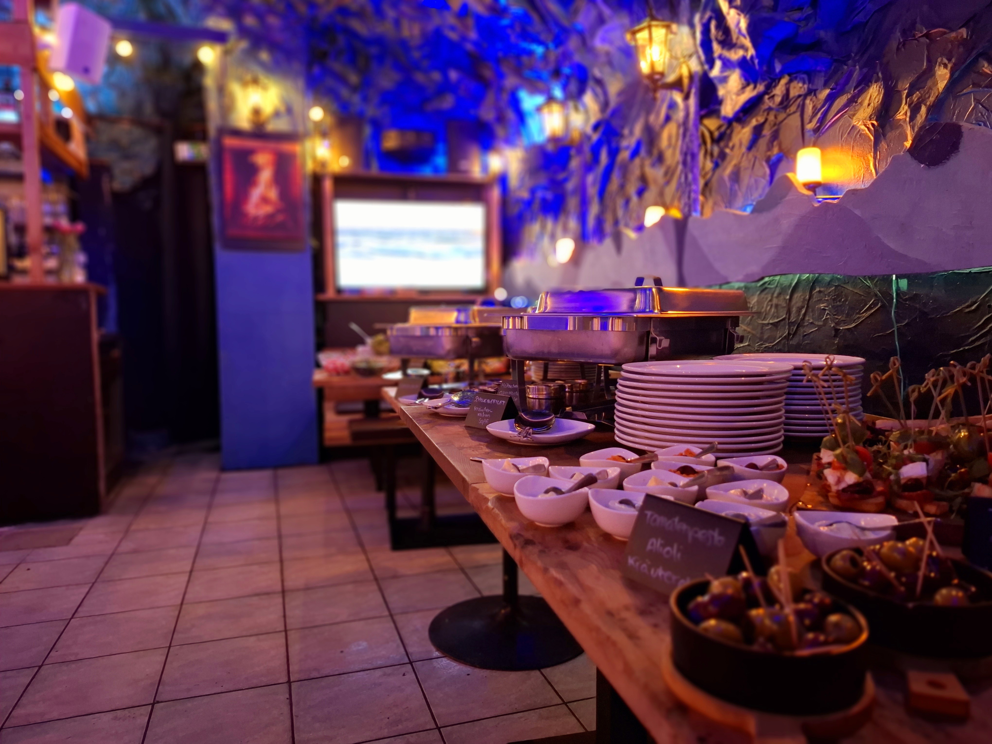 Grotte, Buffet Gruppen