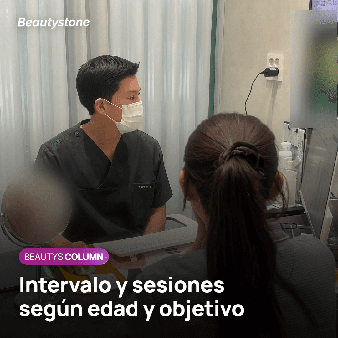 Frecuencia y número de sesiones de Juvelook según cada caso