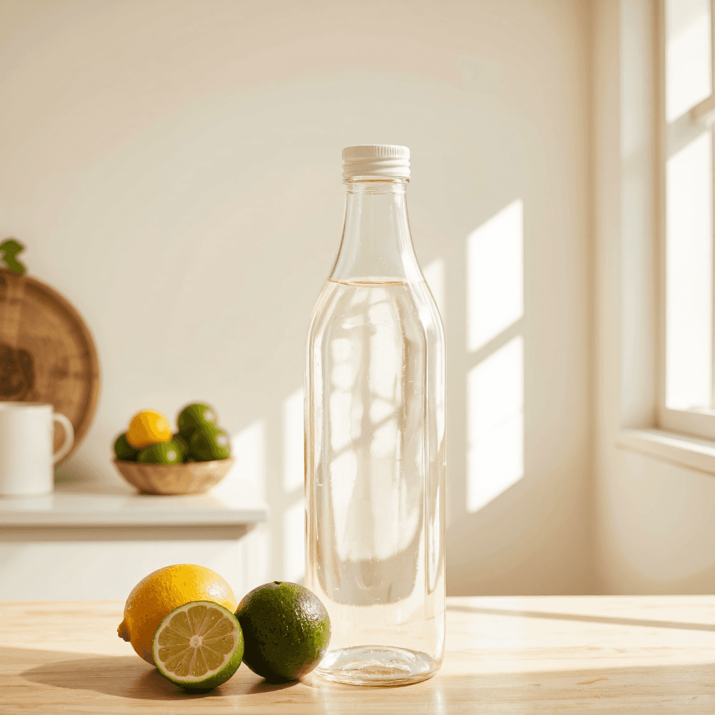product photography of a bottle of liquid container