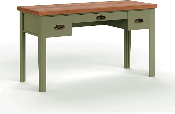 Enjoy a seamless blend of form and function with the green desk, tailored for you.