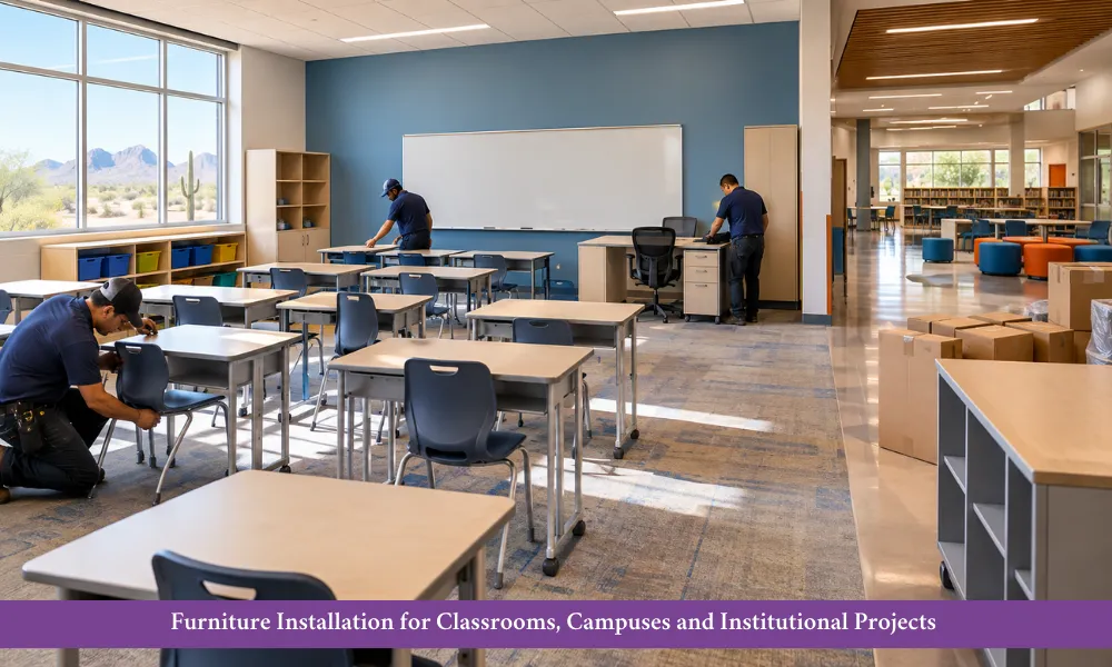 Furniture Installation for Institutional Projects