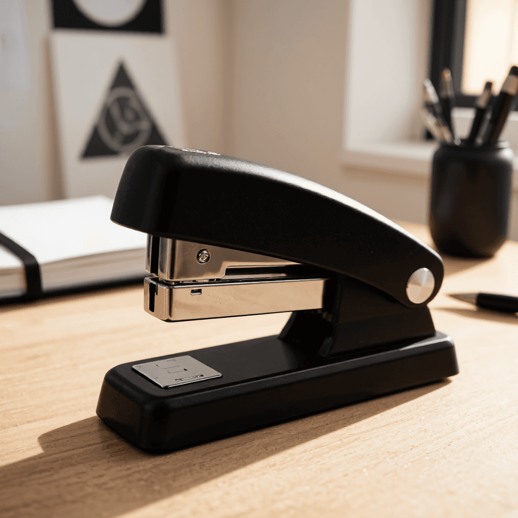 product photography of a stapler