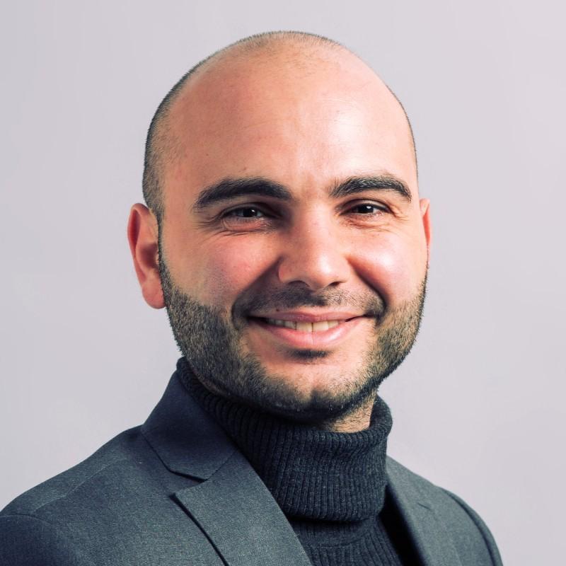 man wearing Henley top portrait