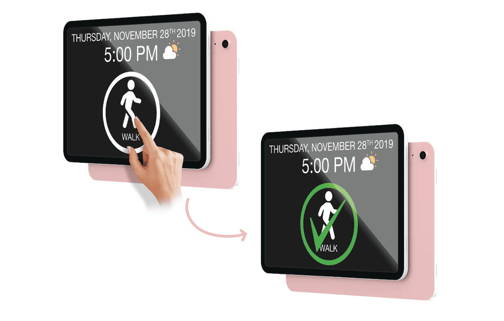 Modern home office setup with a monitor, ergonomic chair, keyboard, and indoor plants near a window with blinds.