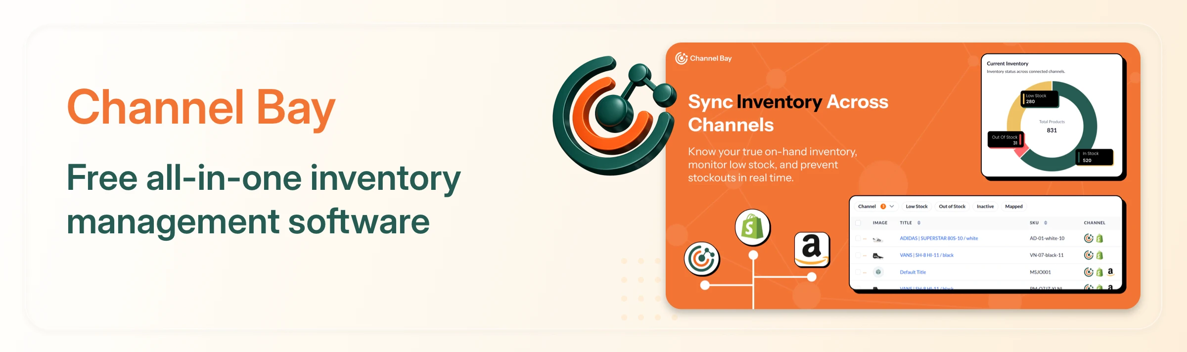 Channel Bay shopify Stocky alternative