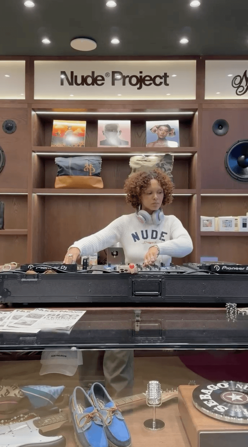 Streetside billboard with flyposters of the Batch.Works brand and illustrations