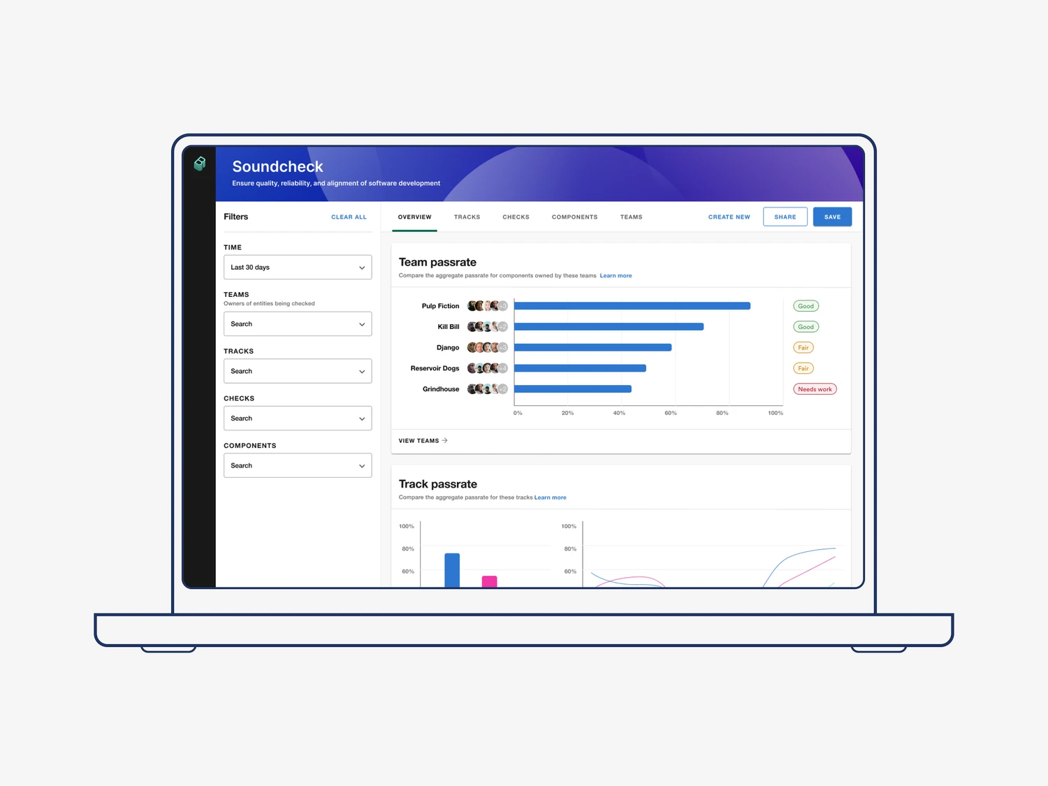 Image to tech health design on laptop