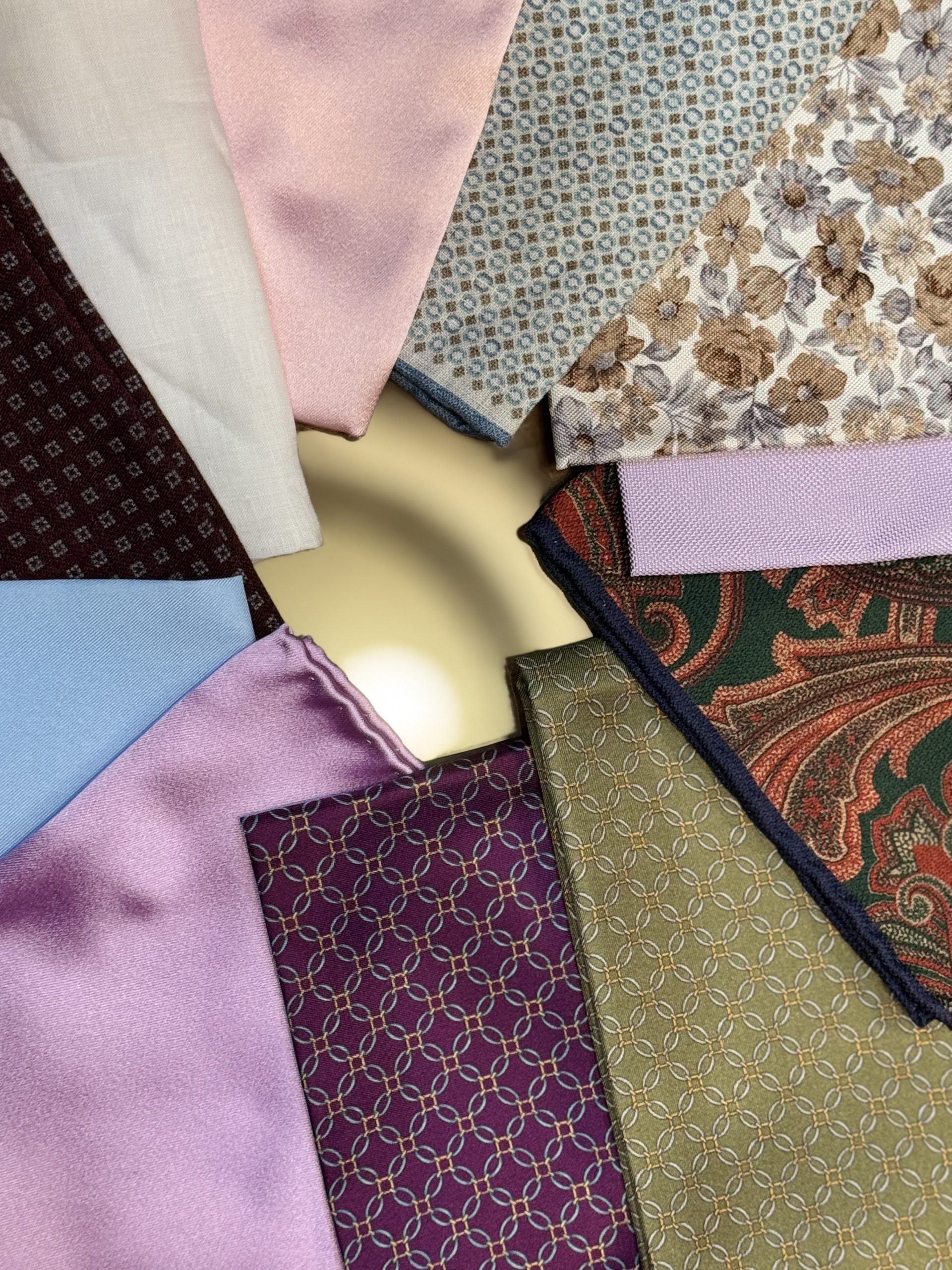 Close up of fabrics at Bhambis