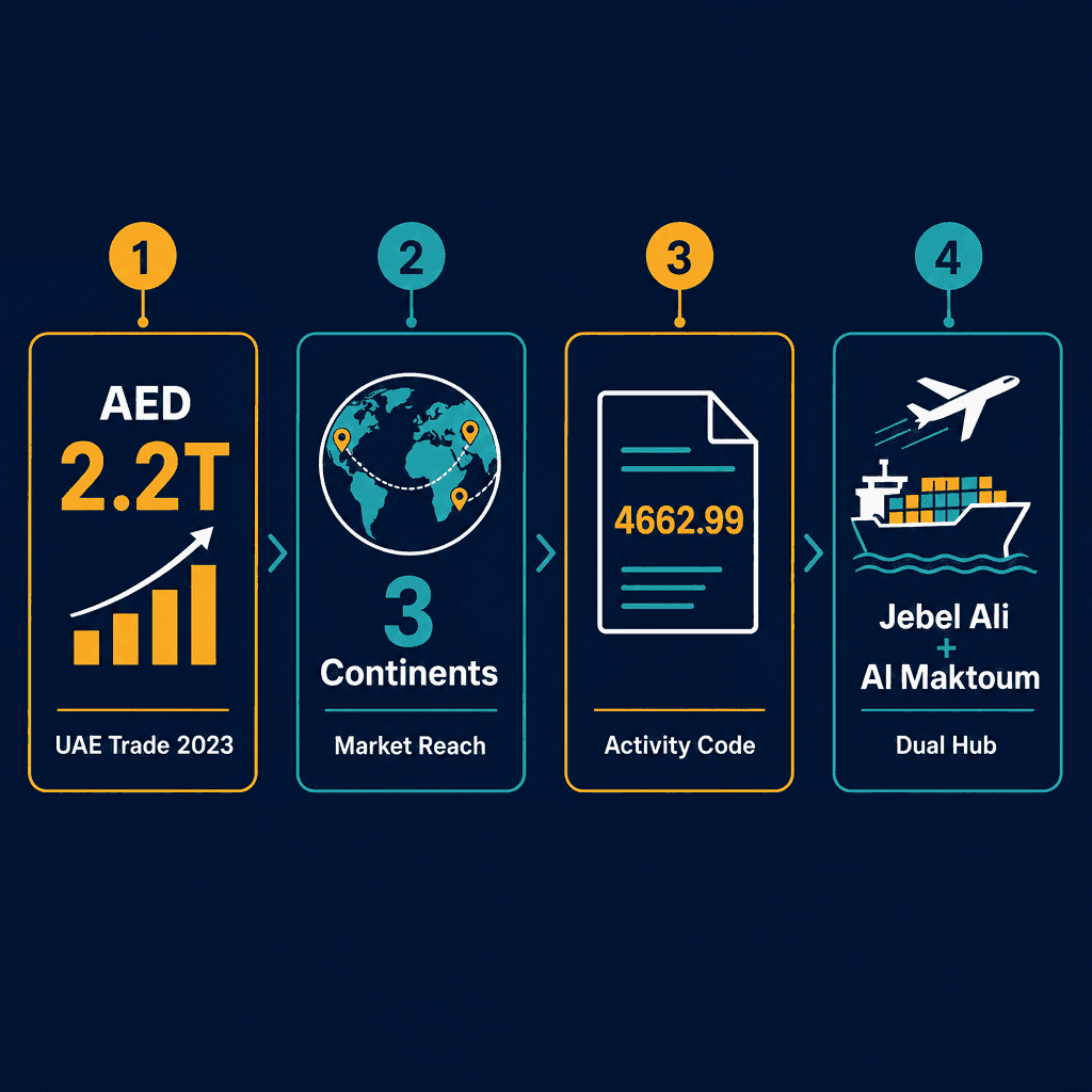 Infographic: Metal Ores Trading License in Dubai