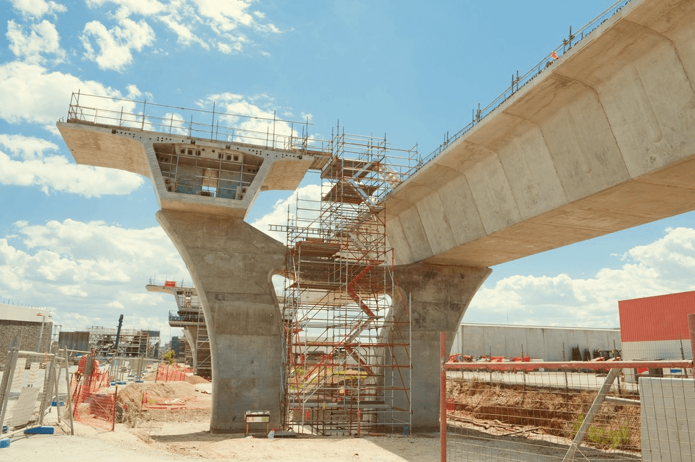 Person working on construction site representing EPC