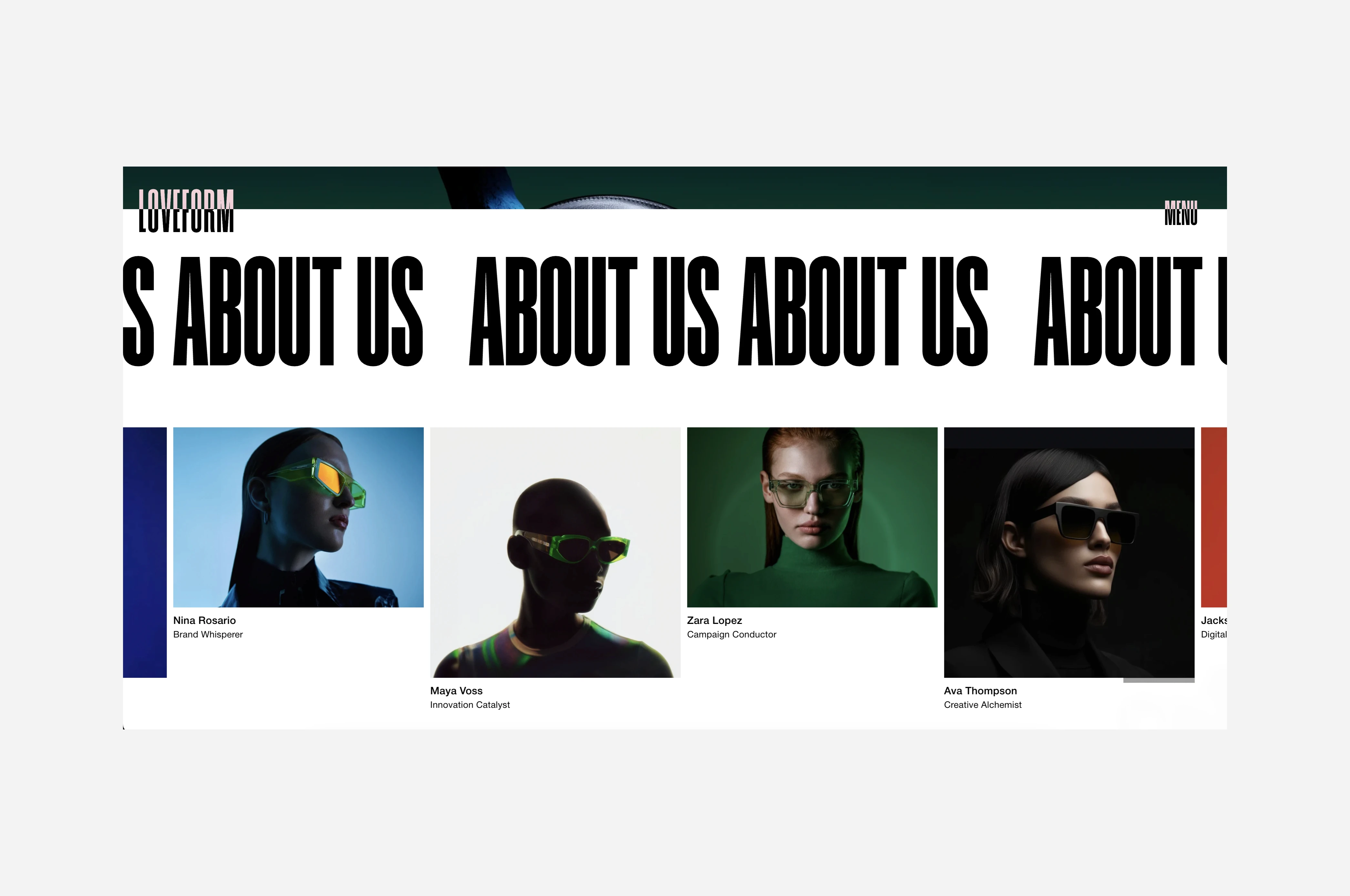 Loveform Portfolio Template