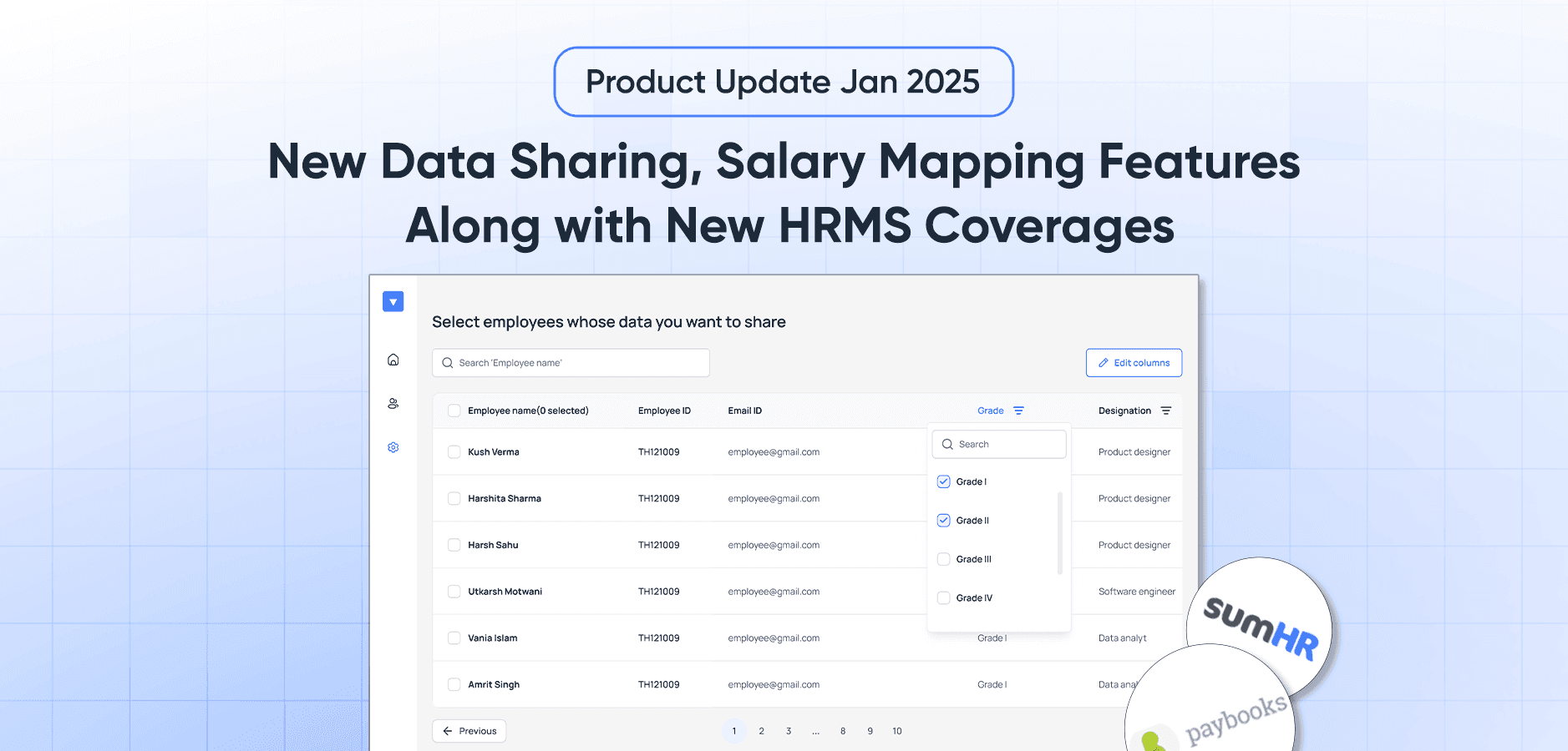 hrms sync january product update