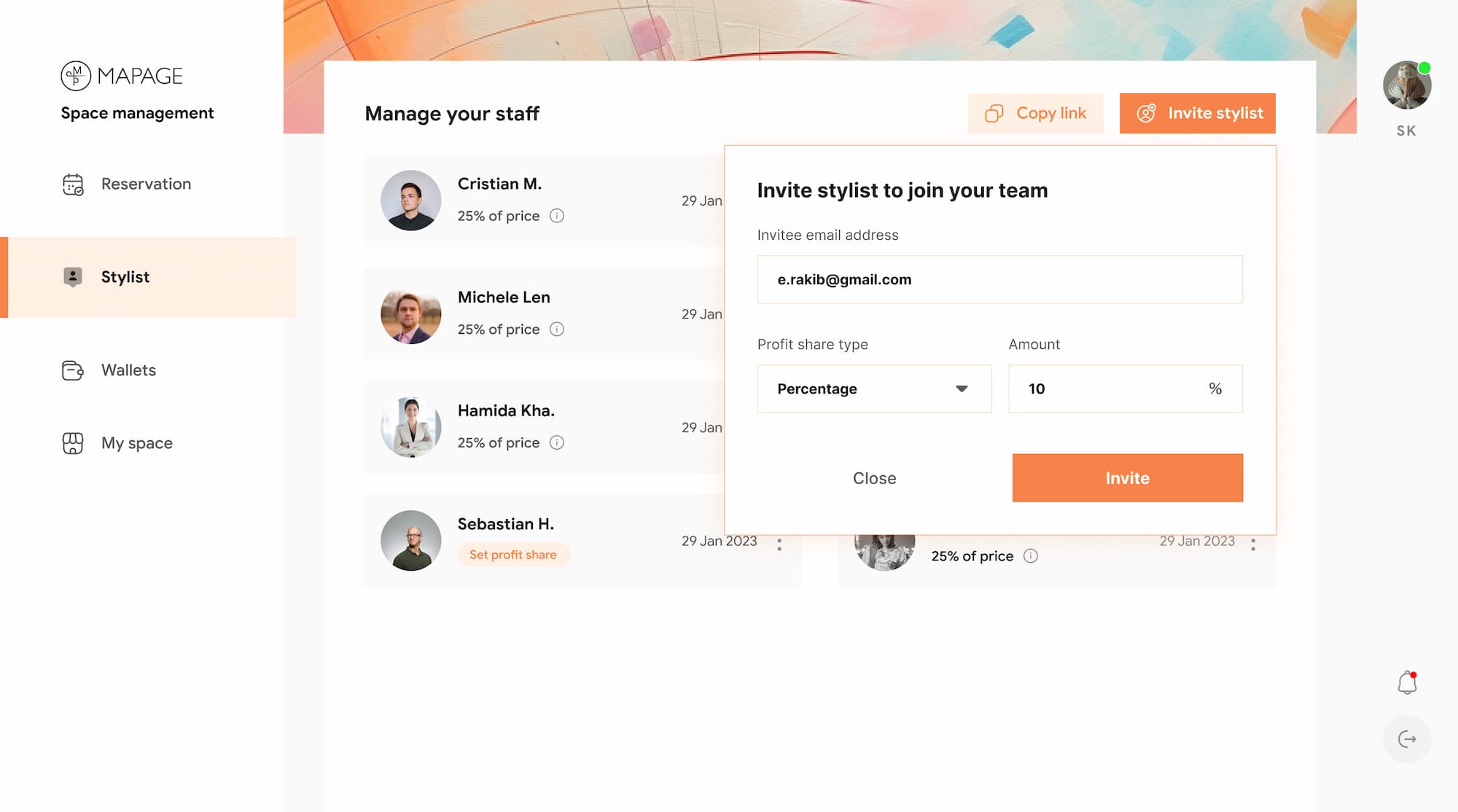 Previous Dashboard