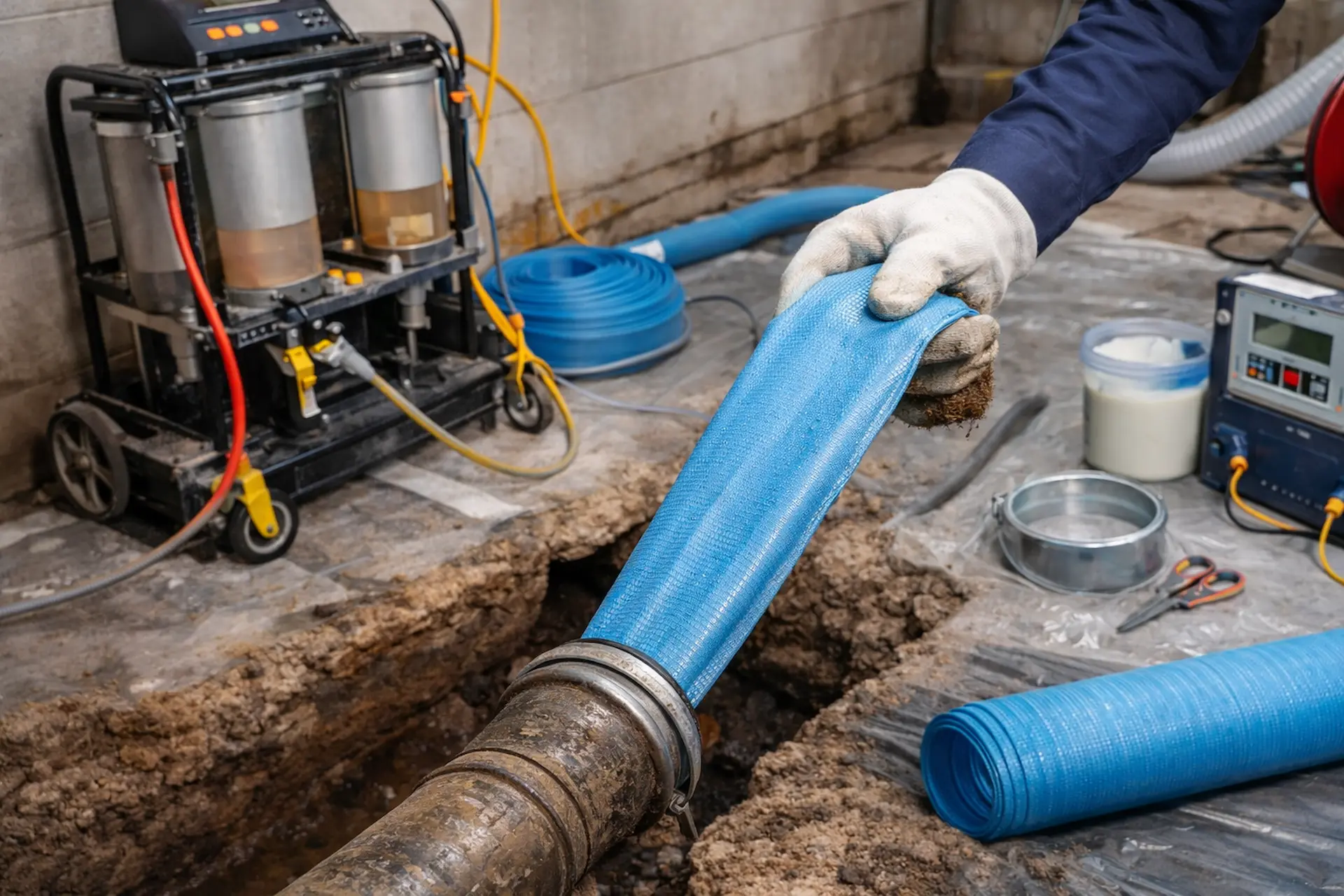 Plumbing built