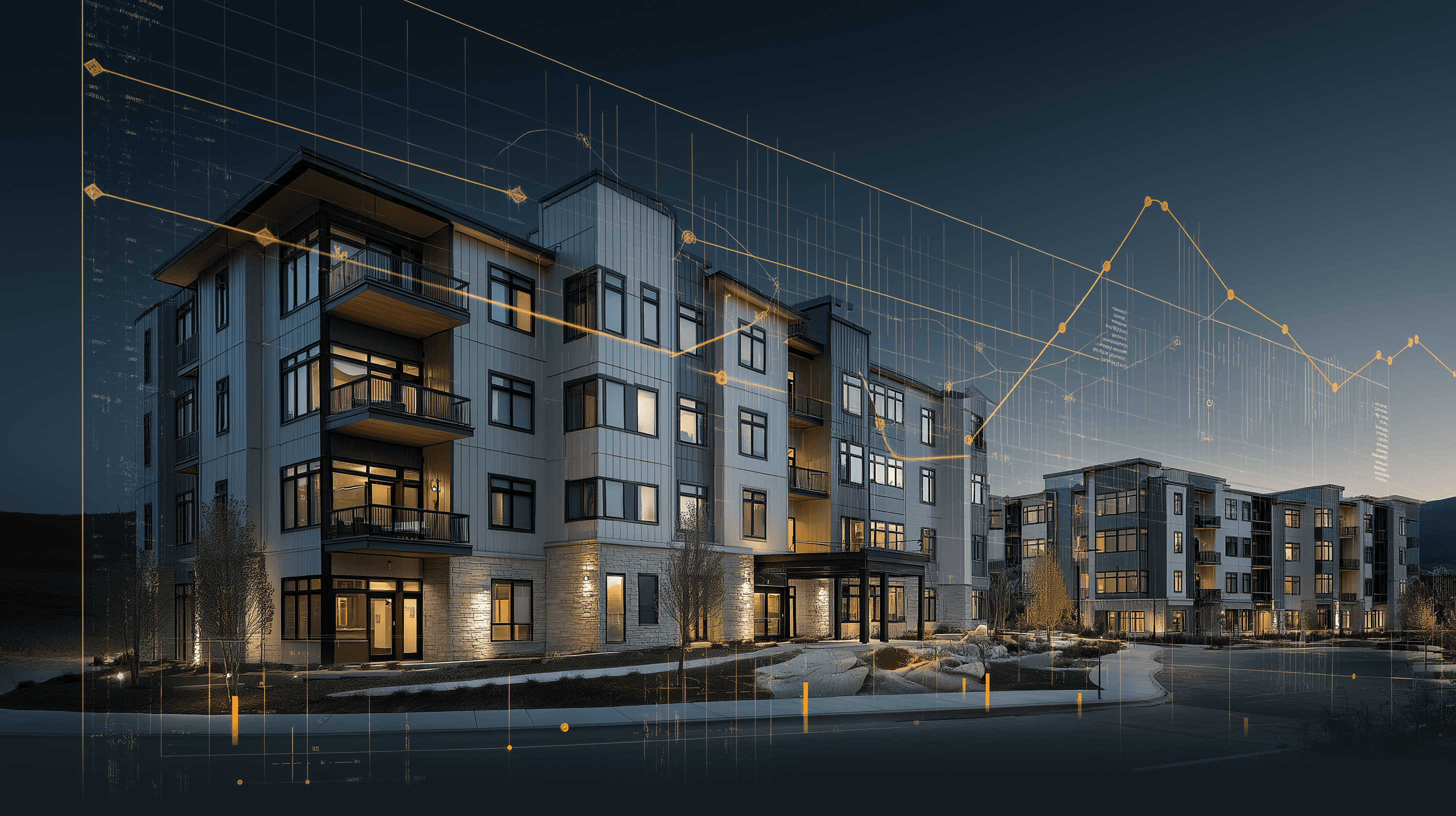 Abstract Data Visualization Real Estate