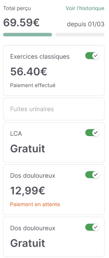 téléconsultation depuis dossier du patient 