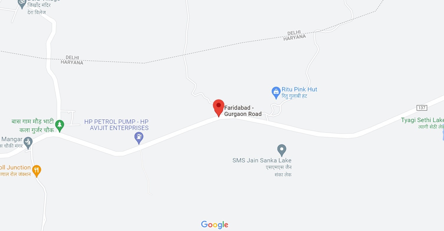 M3M Gurgaon-Faridabad Road Location Map
