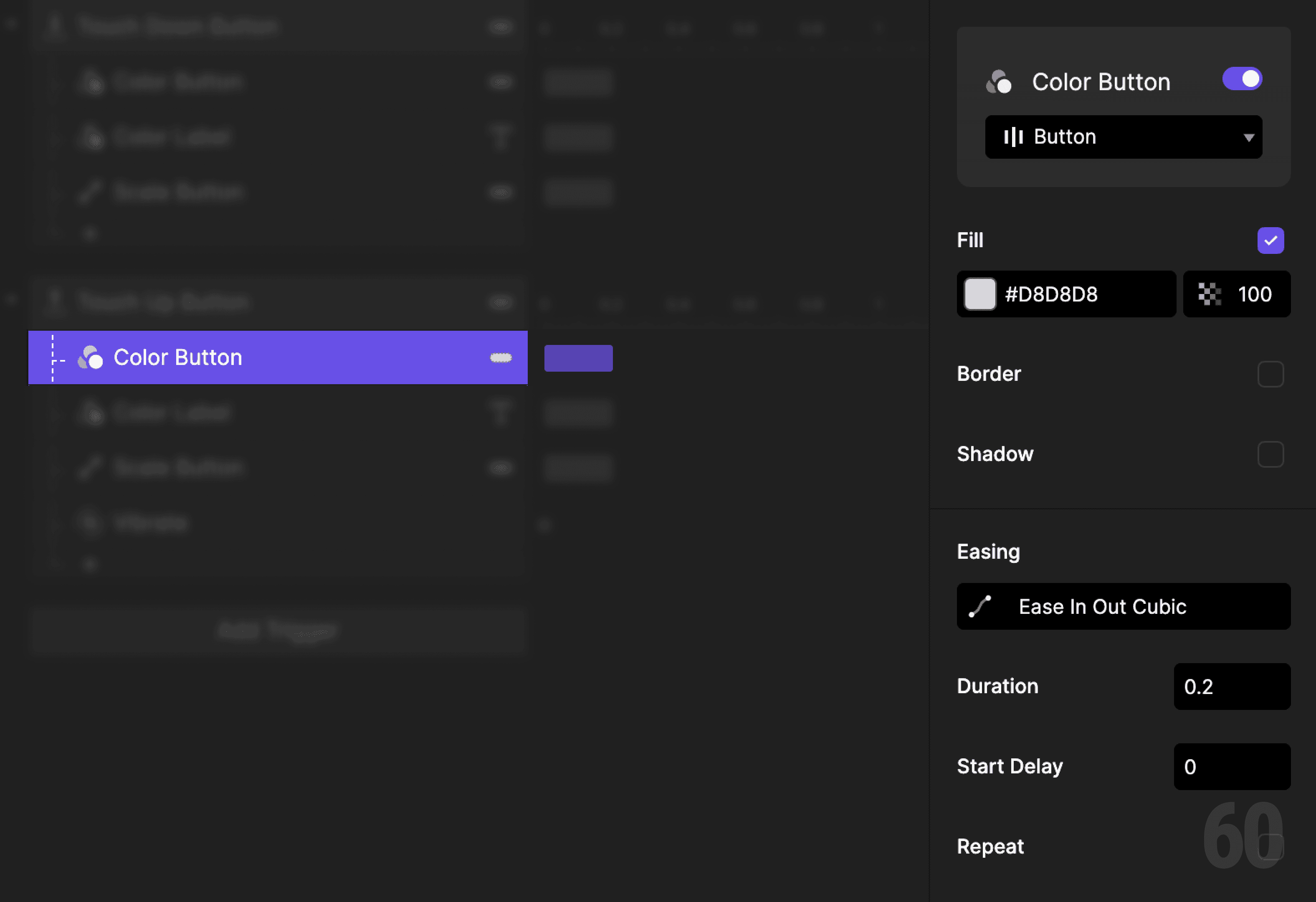This is a screenshot of Step 6: Reset button color.