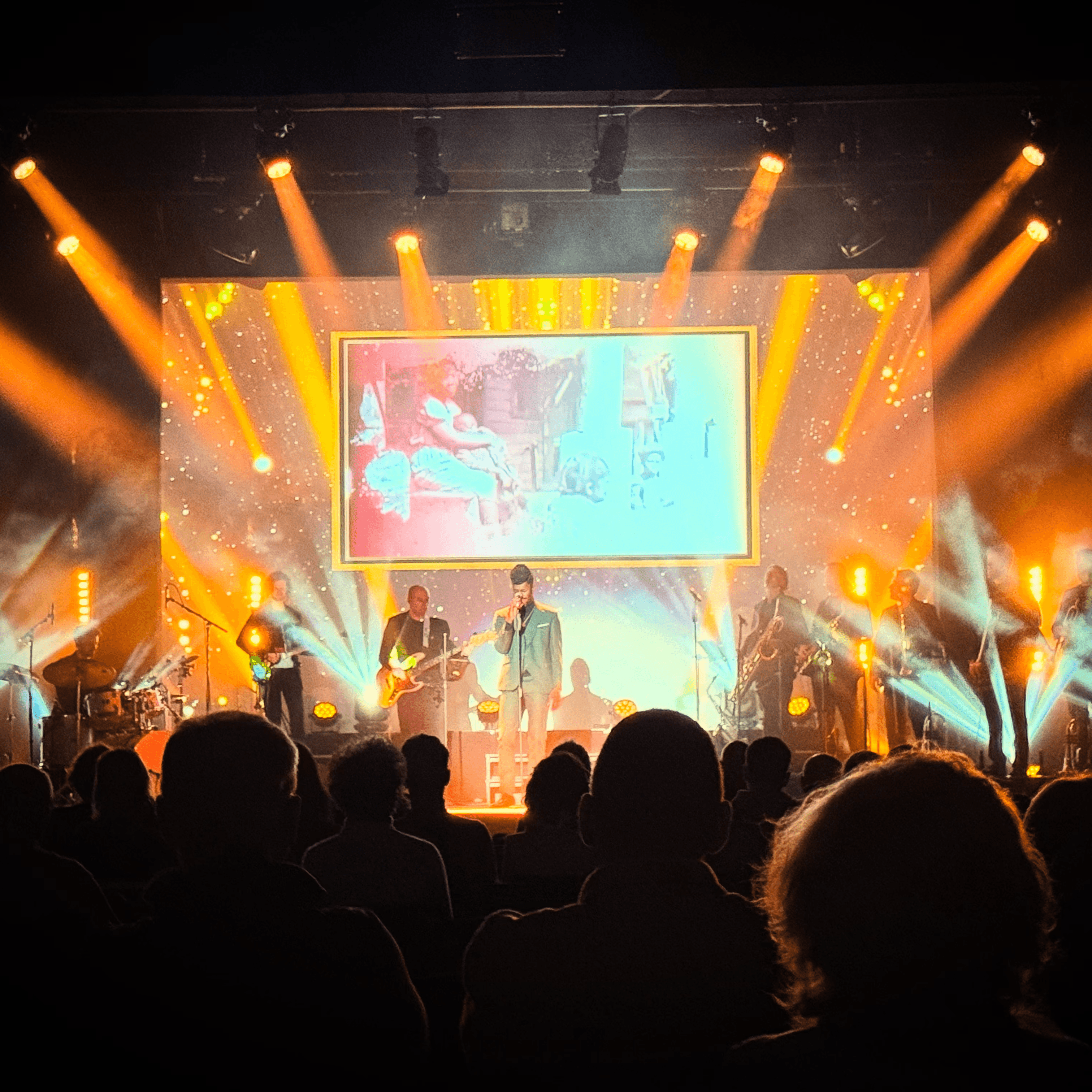 Stage design and lighting production for touring music show