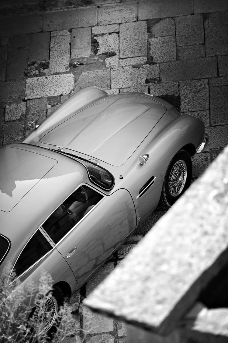 Classic car in the streets of Inverness