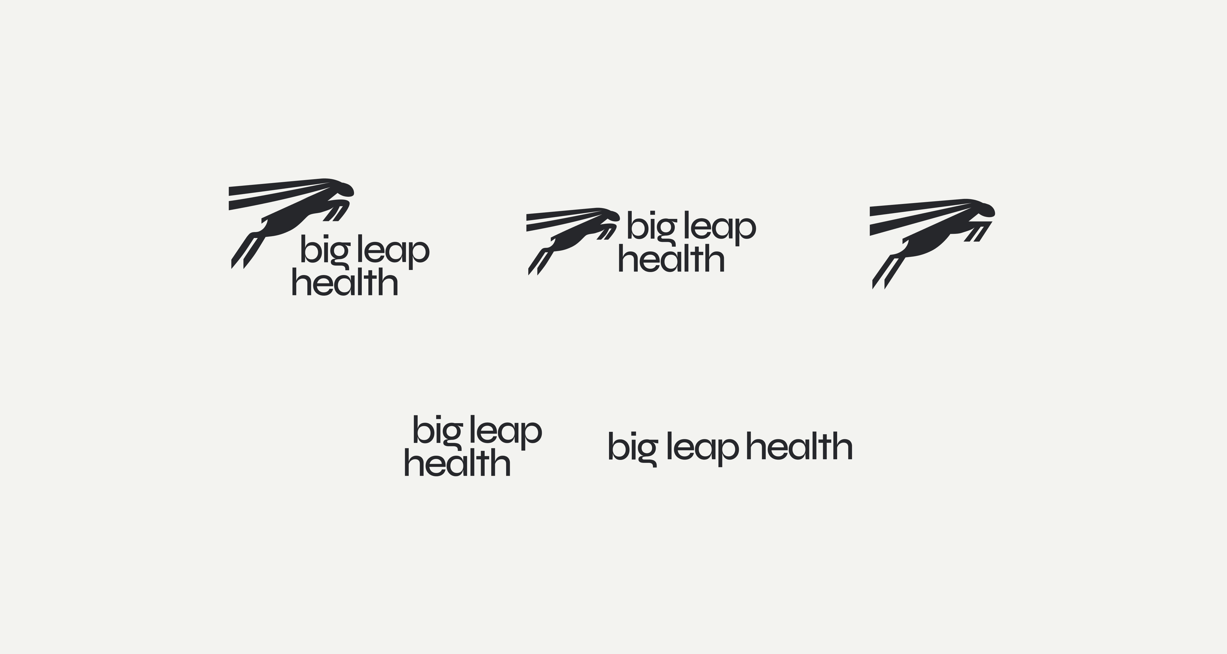 Healthcare logo concept inspired by a leap