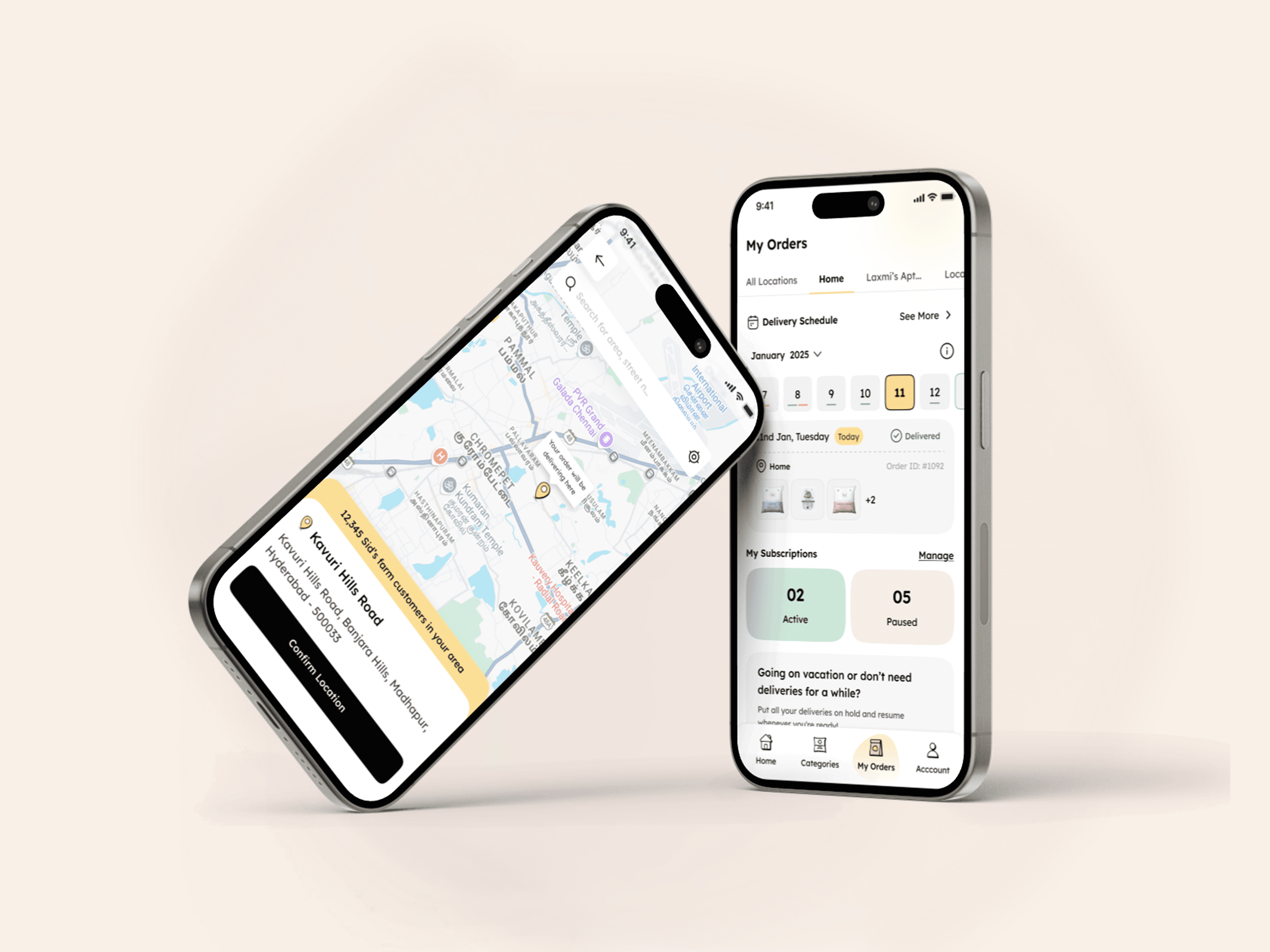 Orders & Address
