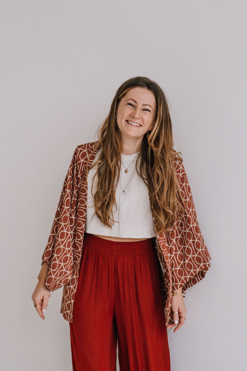 Franziska lächelt in die kamera