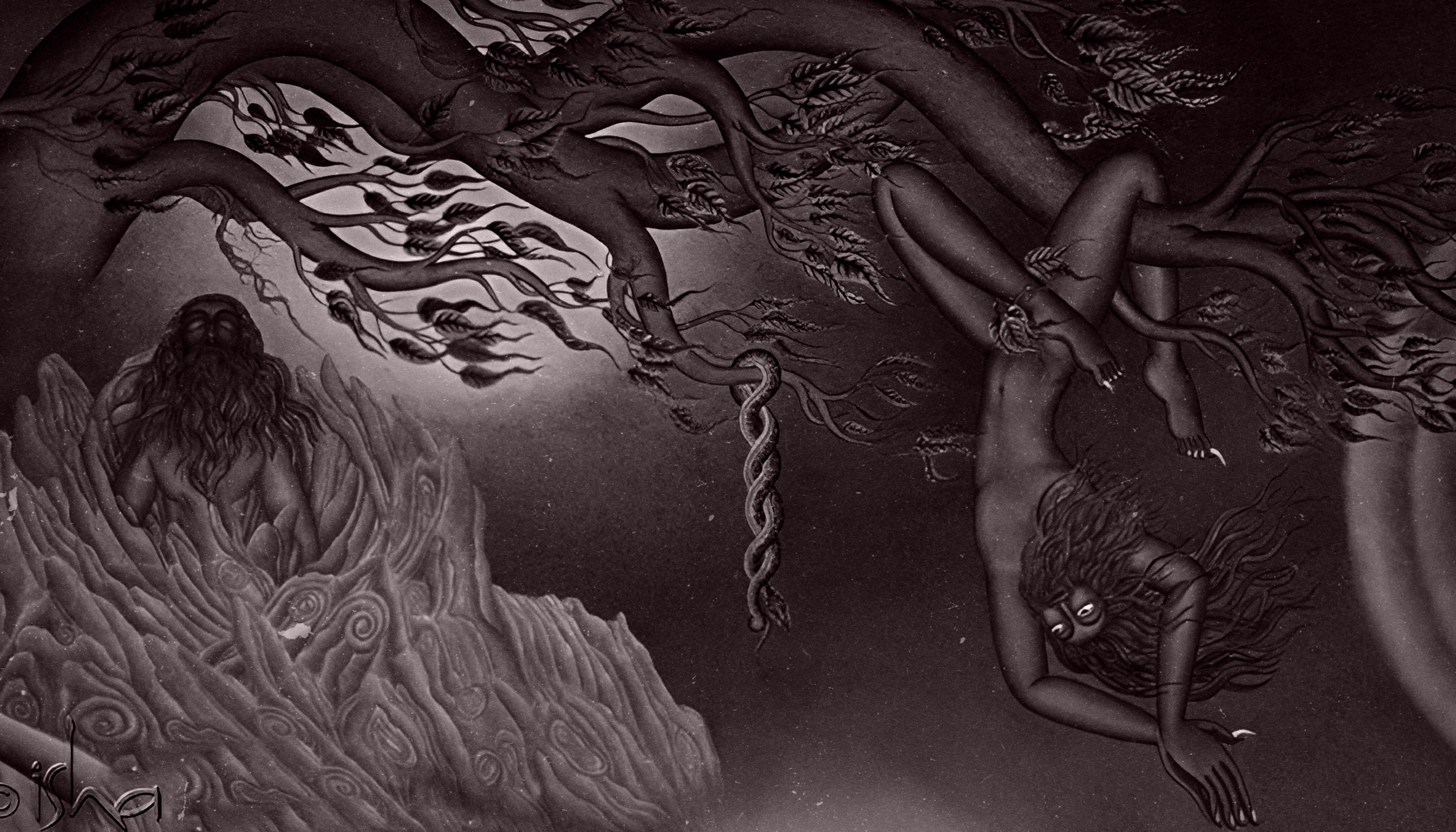 Modern curved staircase with warm ambient lighting