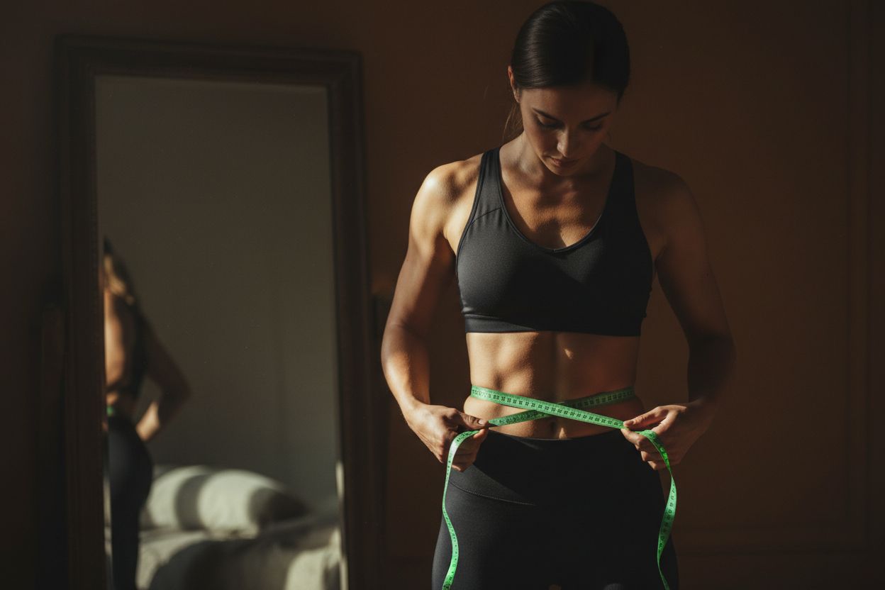 Tracking body measurements for weight loss progress