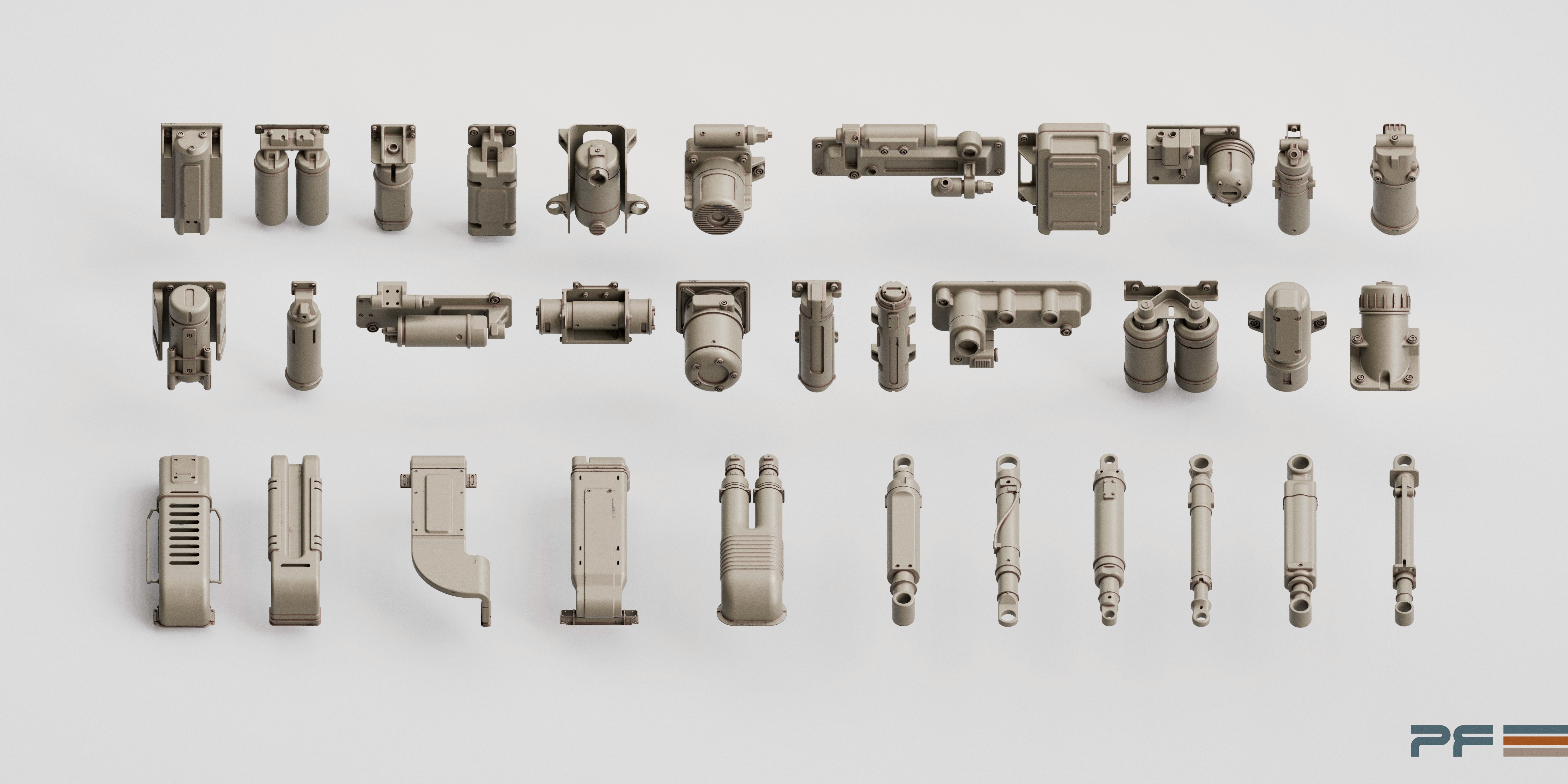Principal forms details matter kitbash details