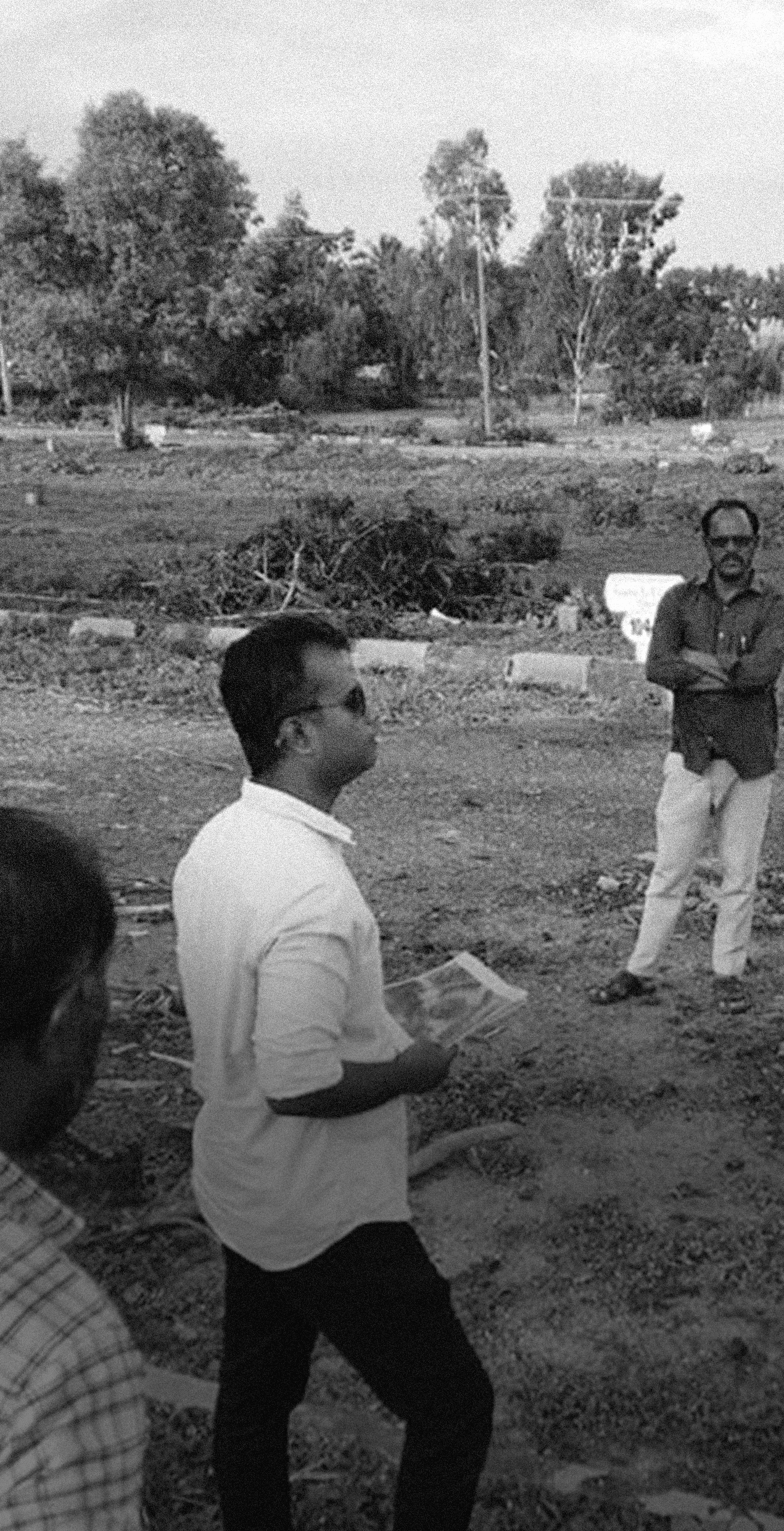 man planning luxury pool build